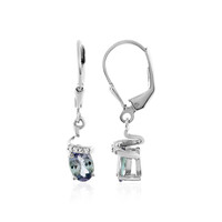 Orecchini in argento con Tanzanite (non riscaldata)