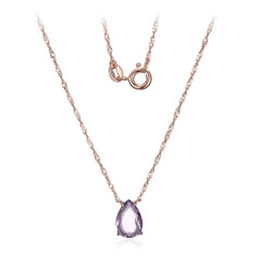 Collana in argento con Ametista Rose de France