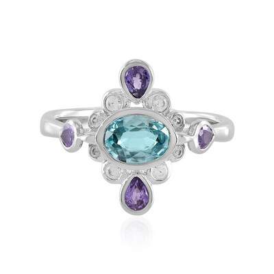 Anello in argento con Zircone Ratanakiri (Adela Silber)