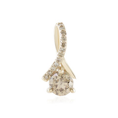 Ciondolo in oro con Diamante Cioccolato I3
