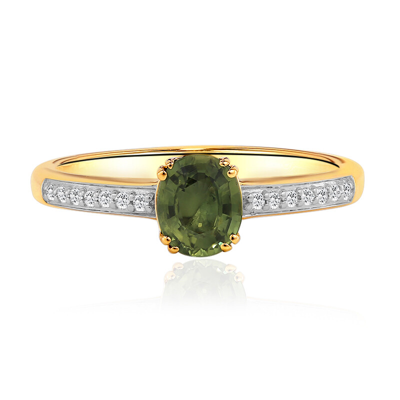 Zaffiro verde anello hotsell