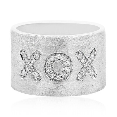 Anello in argento con Diamante I1 (G) (Annette)