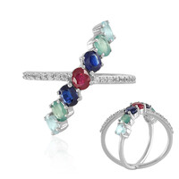 Anello in argento con Rubino Bemainty
