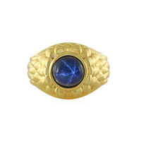 Anello in argento con Zaffiro Stellato Blu