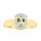 Anello in oro con Berillo Color Menta Australiano