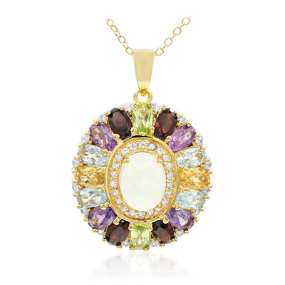 Collana in argento con Opale di Welo
