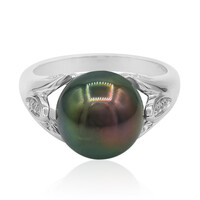 Anello in argento con Perla Tahitiana (TPC)