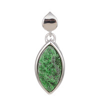 Ciondolo in argento con Uvarovite