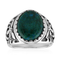 Anello in argento con Crisocolla (Art of Nature)