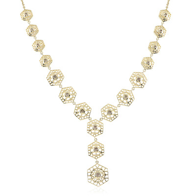 Collana in oro con Diamante Champagne I2 (Ornaments by de Melo)