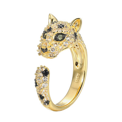 Anello in argento con Topazio Bianco