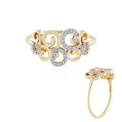 Anello in argento con Diamante I2 (I)