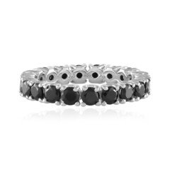 Anello in argento con Spinello Nero