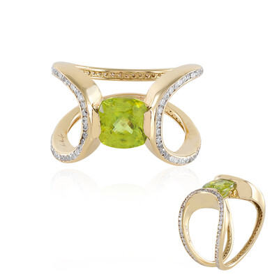 Anello in oro con Sfene (de Melo)