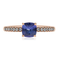 Anello in oro con Tanzanite