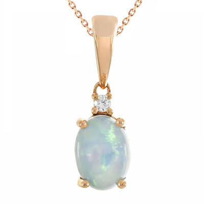 Collana in oro con Opale di Welo AAA