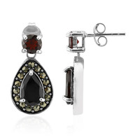 Orecchini in argento con Granato