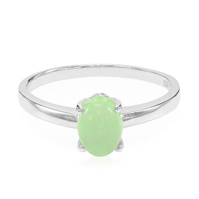 Anello in argento con Crisoprasio