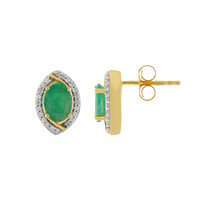 Orecchini in argento con Smeraldo Socoto