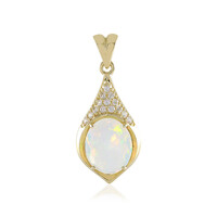 Ciondolo in oro con Opale di Welo (Adela Gold)