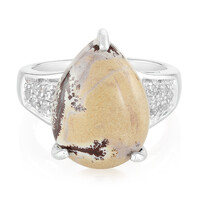 Anello in argento con Diaspro Dentritico Sonora