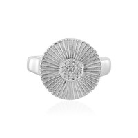 Anello in argento con Diamante I2 (H)