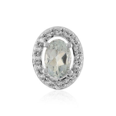Ciondolo in argento con Topazio Bianco