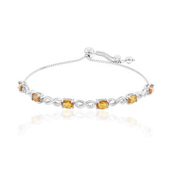 Bracciale in argento con Citrino Madeira