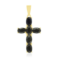 Ciondolo in argento con Zaffiro Nero