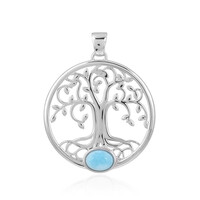 Ciondolo in argento con Larimar