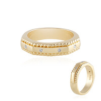 Anello in argento con Diamante I3 (J)