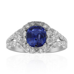 Anello in oro con Zaffiro Ceylon Blu (CIRARI)