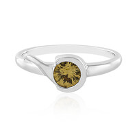 Anello in argento con Zircone Giallo