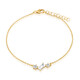 Bracciale in argento con Topazio Bianco