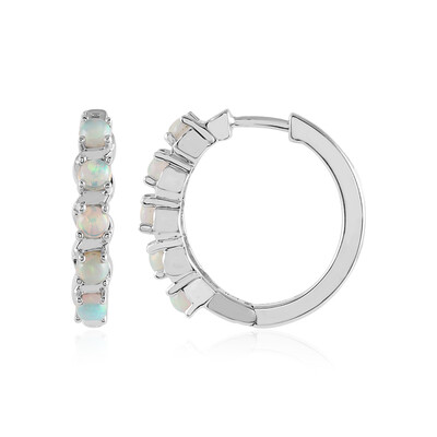 Orecchini in argento con Opale di Welo