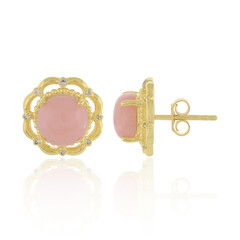 Orecchini in argento con Opale Rosa