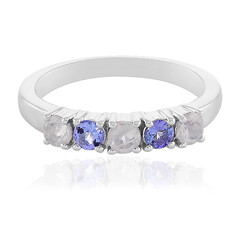 Anello in argento con Tanzanite