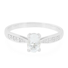Anello in argento con Berillo Fancy