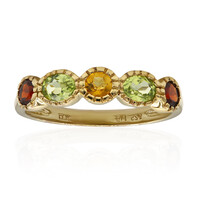 Anello in argento con Peridoto