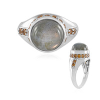 Anello in argento con Labradorite Ramata Maniry (KM by Juwelo)