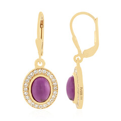 Orecchini in argento con Fosfosiderite