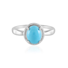 Anello in argento con Turchese Sleeping Beauty