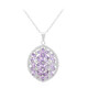 Collana in argento con Ametista