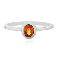 Anello in argento con Zaffiro Tramonto