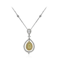 Collana in oro con Diamante Giallo SI2 (CIRARI)