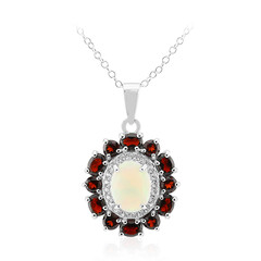 Collana in argento con Opale di Welo