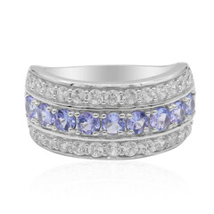Anello in argento con Tanzanite