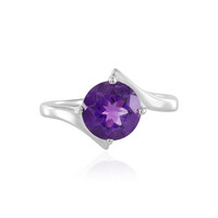 Anello in argento con Ametista Siberiana