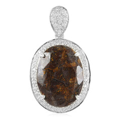 Ciondolo in argento con Quarzo Dinosauro