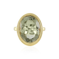 Anello in argento con Ametista Verde